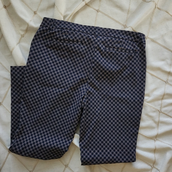 Carolina Belle Blue & White Skinny Pants – Women’s Size 12 – Chic Print – EUC - Picture 7 of 7